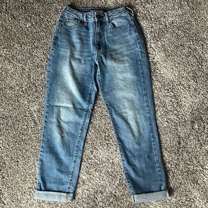 blue mom jeans size 0